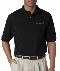 Black polo-shirt with original logo